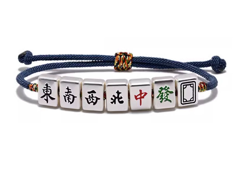 Mahjong Lucky Bracelet Adjustable